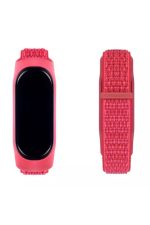 Xiaomi Mi Band 3 -4 -5 Birebir Uyumlu Akıllı Bileklik Kordon Kayış- Örgülü-ipek Kumaş Nano Renk Mavi - Görsel 3