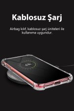 Apple Iphone 7 Plus Uyumlu Kılıf Köşe Korumalı Antishock Airbag Şeffaf Kapak - Görsel 3