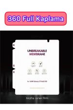 Samsung Z Fold 3 360 Full Body Tam Yüzey Arka Çerçeve Kaplama Koruyucu Unbreakable - Görsel 3