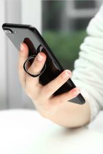 Telefon Araç Içi Tutucu Metal Alaşımlı 360 Stant / I-ring Telefon Yüzüğü / Holder Tutucu - Görsel 3