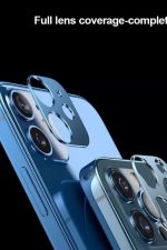 Iphone 11 Kamera Lens Koruyucu Metal Plaka Hd 9d Kamerada Parlama Yapmaz Renk:siyah Çerçeveli - Görsel 3