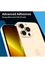 Iphone 13 Pro Max Profesyonel Kamera Koruyucu Gold - Görsel 3