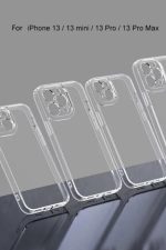 Iphone 13 Mini Uyumlu Kamera Lens Korumalı Şeffaf Kılıf Nano Flexible 9h Kırılmaz Cam Tam Kaplayan - Görsel 3