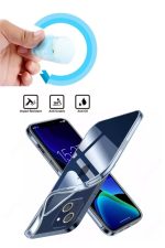 Iphone 13 Uyumlu Kamera Lens Korumalı Şeffaf Kılıf Ve Nano Flexible 9h Kırılmaz Cam Tam Kaplayan - Görsel 3