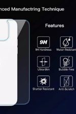 Iphone 12mini Uyumlu Kırılmaz Cam Koruyucu Dcx-9h Tempered Ön Ekran Ve Arka Panel Şase Tam Korumalı - Görsel 3