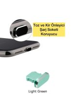 Apple  1-2-3/pro 1-2  Toz Kir Önleyici Şarj Soketi Koruyucu Tıpa-su Geçirmez Metalik - Görsel 3