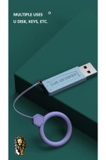 Usb Flash Ürünleri Için Anahtarlıklı Ip Askısı Naylon Elastik Kolye - Görsel 3