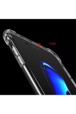 Iphone X Xs Köşe Korumalı Şeffaf Silikon Kılıf - Görsel 3