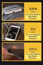 Huawei Nova9-mate10 Pro-se Toz Ve Kir Önleyici Şarj Soketi Koruyucu Tıpa-su Geçirmez Silikon Kauçuk - Görsel 4
