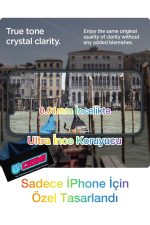 Iphone 13mini Ekran Koruyucu Kırılmaz 0.01mm Ultra Ince Film Çentik Kısmı Ve Sensör Kısımları Açık - Görsel 4