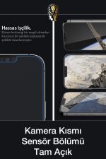 Iphone 13 / 13pro / 14 Ekran Koruyucu Kırılmaz Nano Film Çentik Kısmı Ve Sensör Kısımları Açık - Görsel 4