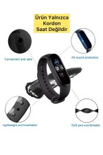 Xiaomi Mi Band 5 / 6 / 7 Uyumlu Akıllı Saat Kordon Kayış Bileklik Nano Renkler Solma Yapmaz - Görsel 4