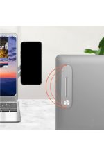 Manyetik Laptop Masaüstü Bilgisayar Cep Telefonu Tutucu Stant - Görsel 4