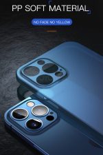 Iphone 12promax 6.68inç Ultra Ince Kılıf Arka Koruma 0.03mm Karbon Şeffaf Mat Parmak Izi Göstermez - Görsel 5