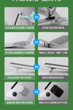 Macbook Ve Benzeri Tüm Notebooklar Için Stand Tablet Yükseltici Tutucu Alüminyum Alaşımlı Stand - Görsel 4