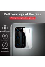 Huawei P40 Arka Kamera Lens Koruma Nano Temperli Camı Kamera Koruma Koruyucu 9h Cam - Görsel 4