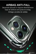 Iphone 11promax Köşe Korumalı Şeffaf Silikon Kılıf - Görsel 4
