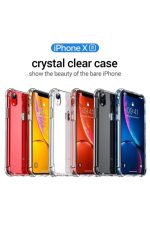 Iphone Xr Köşe Korumalı Şeffaf Silikon Kılıf - Görsel 4
