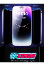 Iphone 14promax 5d Prıvacy Hayalet Cam Tam Kaplayan Kırılmaz Ekran Koruyucu - Görsel 5