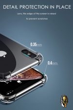 Iphone 13 - 14 Silikon Kılıf Clear Airbag 4 Köşeli Darbe Emicili Kenar Korumalı Kapak - Şeffaf - Görsel 5