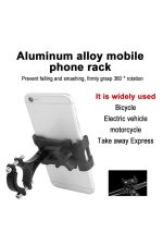 Motorsiklet Bisikletler Için Telefon Tutucu Metal Alaşımlı Darbe Koruyuculu Ayarlanabilir Mavi - Görsel 5