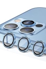 Iphone 13 Pro Max Uyumlu Kamera Lens Koruyucu Çelik Halka Hd 9d Kırılmaz Cam - Görsel 4