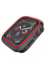 Apple Watch Se 6 5 4 3 2 (44mm) Esnek Nano Silikon Kılıf Çerçeveli Ekran Ve Gövde 360 180 Korumalı - Görsel 6