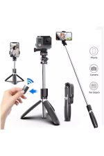 Selfie Çubuğu Selfie Kayıtlı L01 Bluetooth Kumanda Selfie Tripod Monopod Telefon Standı (renk:siyah) - Görsel 5