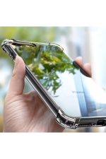 Iphone 12 Pro (6.1inç) Köşe Korumalı Şeffaf Silikon Kılıf - Görsel 5