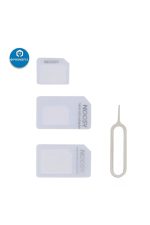 Nano Sim Kart Adaptörü Ve Dönüştürcü 3 Aparat 1 Iğne 4'lü Set - Görsel 6