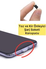 Oppo Reno7-find X2 Toz Ve Kir Önleyici Şarj Soketi Koruyucu Tıpa-su Geçirmez Silikon Kauçuk - Görsel 6