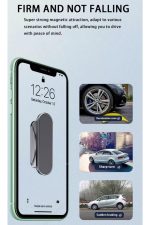 Yeni Dizayn Mıknatslı Araç Içi Telefon Tutucu 360 Döner Başlıklı Çelik Gövdeli - Görsel 6