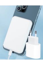 Iphone 13/12/12pro/13promax/13mini Magsafe Kablosuz Şarj Ünitesi - 20w Usb-c Hızlı Şarj Adaptörü - Görsel 5