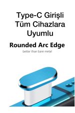 Samsung Galaxy S21-s20-a73 Toz Ve Kir Önleyici Şarj Soketi Koruyucu Tıpa-su Geçirmez Silikon Kauçuk - Görsel 6