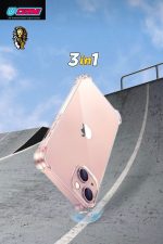 Iphone 13 Uyumlu Kılıf Köşeleri Airbag Korumalı Silikon-kamera Lens Koruma-9h Nano Kırılmaz Cam - Görsel 7
