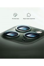 Iphone 12promax Arka Kamera Lens Koruma Cam 3 Yuvarlak Lazer Kesim Cam Yekpare 3 Parça Koruma - Görsel 7