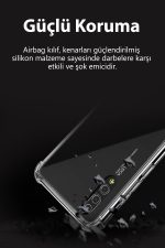 Apple Iphone 7 Plus Uyumlu Kılıf Köşe Korumalı Antishock Airbag Şeffaf Kapak - Görsel 7