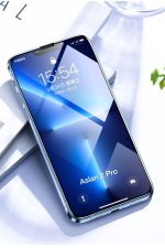 iphone 14Pro Aslan 2 Pro Ekran Koruyucu Kırılmaz CAM Kavisli Anti Static Çizilmez Cam - Görsel 8