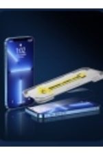 Iphone 14promax Ahize Toz Korumalı 9d Kırılmaz Cam-pvc Kolay Takmalı Kurulum Kompozit Panel Aparat - Görsel 8
