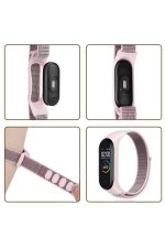 Xiaomi Mi Band 3 -4 -5 Birebir Uyumlu Akıllı Bileklik Kordon Kayış- Örgülü-ipek Kumaş Nano Renk Mavi - Görsel 8