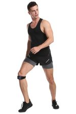 Diz Koruyucu Tendon Bandı Sporcular Için Destek Diz Ağrısı Unisize Bedenlere Uyumlu - Görsel 8