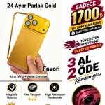 İPhone Alüminyum Dönüşümlü Kılıf Seti-24k Gold Renk (Whatsapp Üzerinden İstediğiniz Renk Modeli Yazmanız Yeterlidir) Aslan Pro Kalitesinde- Ücretsiz Kargo