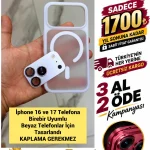 İPhone 16-17 Telefonu 17Pro Dönüşüm Kiti Mat Beyaz Kılıf Kaplama Gerekmez (Whatsapp Üzerinden İstediğiniz Renk Modeli Yazmanız Yeterlidir) Aslan Pro Kalitesinde- Ücretsiz Kargo