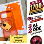 İPhone 16-17 Telefonu 17Pro Dönüşüm Kiti Turuncu Kaplamalı Kılıf Kaplama Gerekmez (Whatsapp Üzerinden İstediğiniz Renk Modeli Yazmanız Yeterlidir) Aslan Pro Kalitesinde- Ücretsiz Kargo