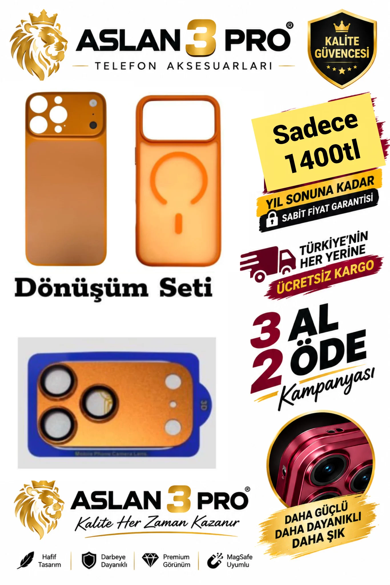2026_09_15_15_55_IMG_9633 İPhone Full Dönüşüm Kiti Kozmik Lacivert Kaplamalı Kılıf (Whatsapp Üzerinden İstediğiniz Renk Modeli Yazmanız Yeterlidir) Aslan Pro Kalitesinde- Ücretsiz Kargo - Görsel 1