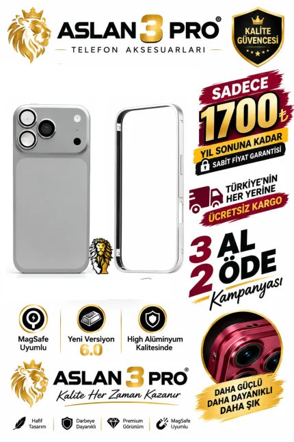 İPhone Full Metal Dönüşüm Kiti Titanyum Gri (Whatsapp Üzerinden İstediğiniz Renk Modeli Yazmanız Yeterlidir) Aslan Pro Kalitesinde- Ücretsiz Kargo
