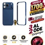 İPhone Full Metal Dönüşüm Kiti Abis Lacivert (Whatsapp Üzerinden İstediğiniz Renk Modeli Yazmanız Yeterlidir) Aslan Pro Kalitesinde- Ücretsiz Kargo