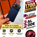 İPhone Full Metal Dönüşüm Kiti Mat Siyah (Whatsapp Üzerinden İstediğiniz Renk Modeli Yazmanız Yeterlidir) Aslan Pro Kalitesinde- Ücretsiz Kargo