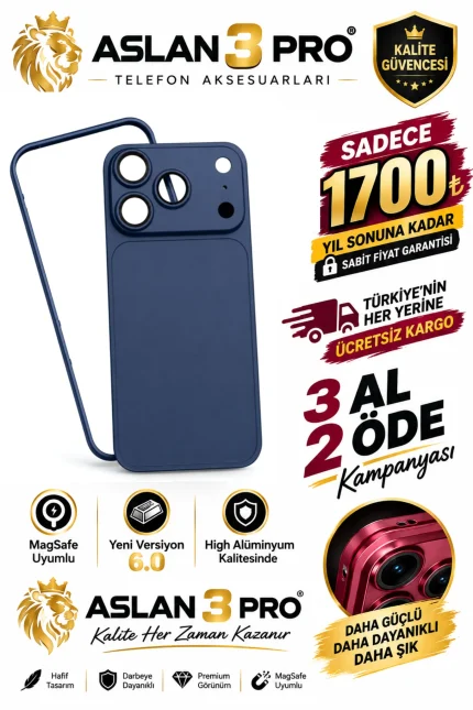 İPhone Full Metal Dönüşüm Kiti Abis Lacivert (Whatsapp Üzerinden İstediğiniz Renk Modeli Yazmanız Yeterlidir) Aslan Pro Kalitesinde- Ücretsiz Kargo